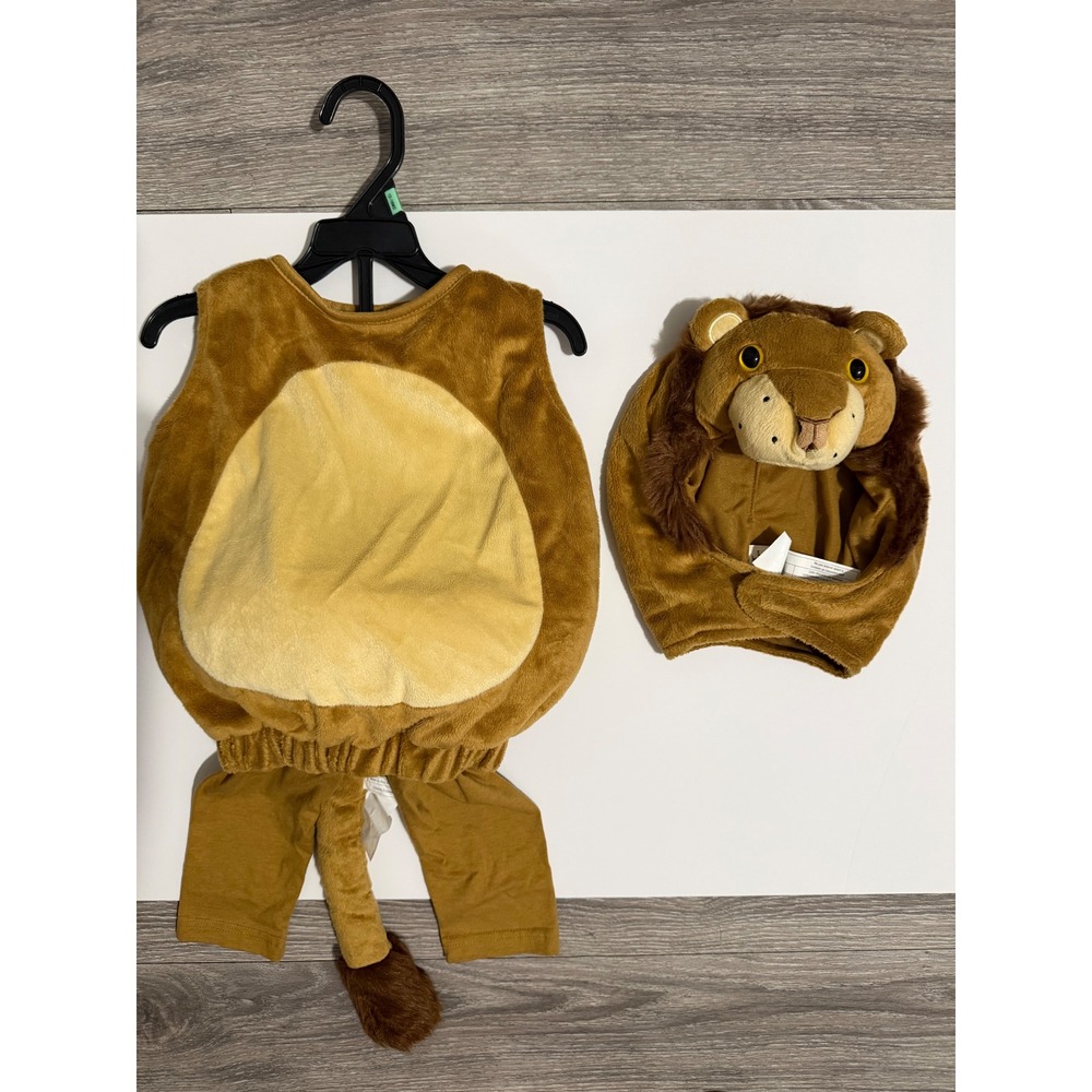 Spirit Halloween Infant Lion Costume 12-18 Months Brown 3-Piece Set 01394725
